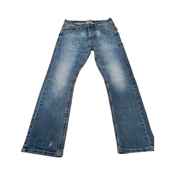 Wrangler 20X Jeans Mens 32 Relaxed Fit Straight Leg Western MWXMD Faded Work - Picture 1 of 5